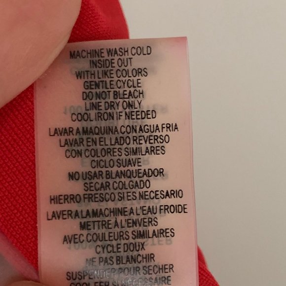 Calvin Klein Fit & Flare Velvet Scuba Dress, Red - Picture 13 of 14